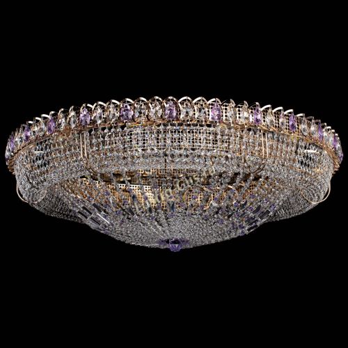 Люстра Кольцо Классика №12 фиолетовая в Симферополе Гусь Хрустальный