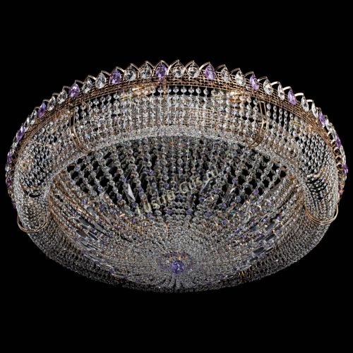 Люстра Кольцо Классика №12 фиолетовая в Симферополе Гусь Хрустальный