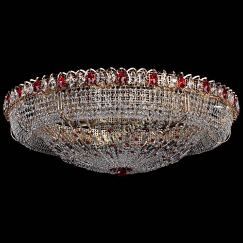 Люстра Кольцо Классика №12 красная в Симферополе Гусь Хрустальный