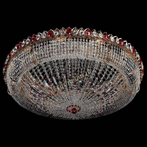 Люстра Кольцо Классика №12 красная в Симферополе Гусь Хрустальный