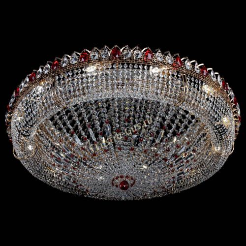 Люстра Кольцо Классика №12 красная в Симферополе Гусь Хрустальный