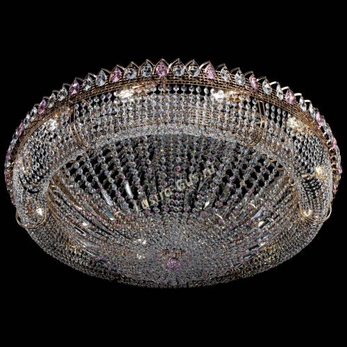 Люстра Кольцо Классика №12 розовая в Симферополе Гусь Хрустальный