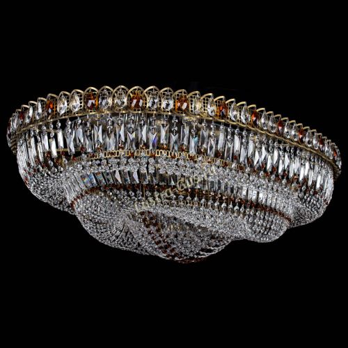 Люстра Кольцо Овал №17 под бронзу чайная в Симферополе Гусь Хрустальный