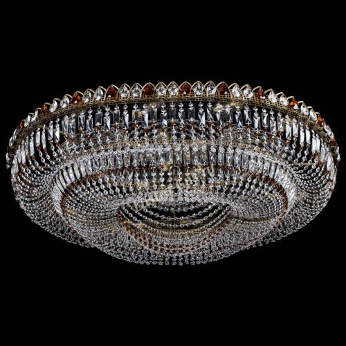 Люстра Кольцо Овал №17 под бронзу чайная в Симферополе Гусь Хрустальный