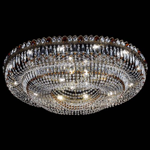 Люстра Кольцо Овал №17 под бронзу чайная в Симферополе Гусь Хрустальный