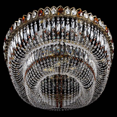 Люстра Кольцо Овал №17 под бронзу чайная в Симферополе Гусь Хрустальный