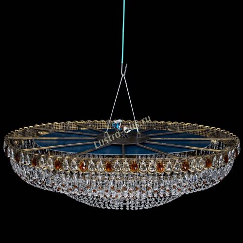 Люстра Кольцо Овал №17 под бронзу чайная в Симферополе Гусь Хрустальный