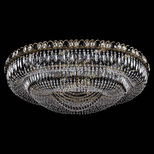 Люстра Кольцо Овал №17 под бронзу черная в Симферополе Гусь Хрустальный