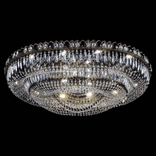 Люстра Кольцо Овал №17 под бронзу черная в Симферополе Гусь Хрустальный