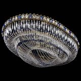 Люстра Кольцо Овал №17 под бронзу синяя в Симферополе