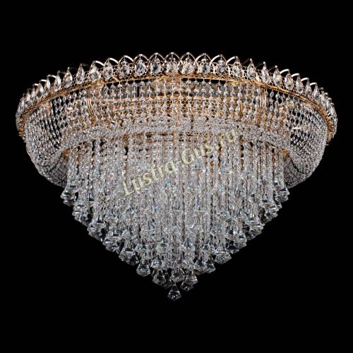 Люстра Кольцо Пирамида Конус 1000 мм в Симферополе Гусь Хрустальный