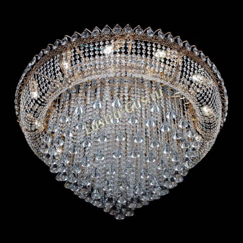 Люстра Кольцо Пирамида Конус 1000 мм в Симферополе Гусь Хрустальный