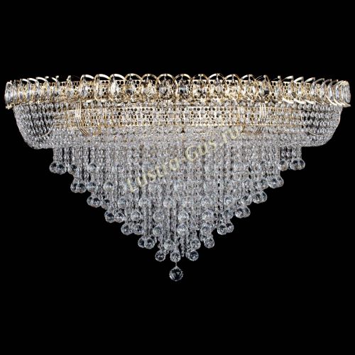 Люстра Кольцо Пирамида Шар 30 большая в Симферополе Гусь Хрустальный