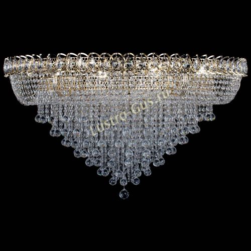 Люстра Кольцо Пирамида Шар 30 большая в Симферополе Гусь Хрустальный