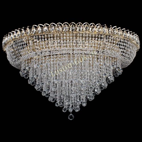 Люстра Кольцо Пирамида Шар 30 большая в Симферополе Гусь Хрустальный