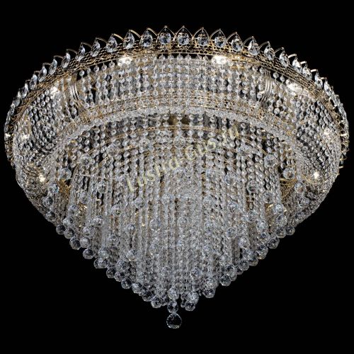 Люстра Кольцо Пирамида Шар 30 большая в Симферополе Гусь Хрустальный