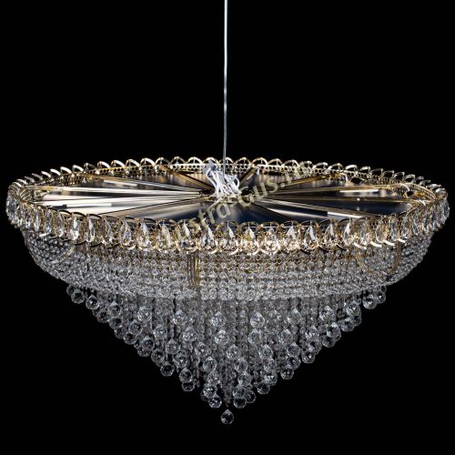 Люстра Кольцо Пирамида Шар 30 большая в Симферополе Гусь Хрустальный