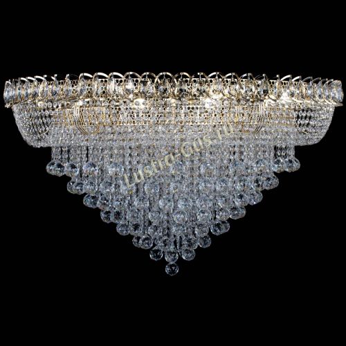 Люстра Кольцо Пирамида Шар 40 большая в Симферополе Гусь Хрустальный