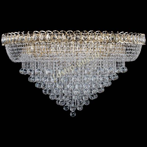 Люстра Кольцо Пирамида Шар 40 большая в Симферополе Гусь Хрустальный