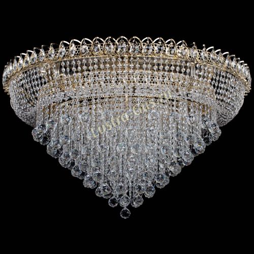 Люстра Кольцо Пирамида Шар 40 большая в Симферополе Гусь Хрустальный