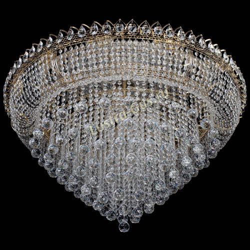 Люстра Кольцо Пирамида Шар 40 большая в Симферополе Гусь Хрустальный