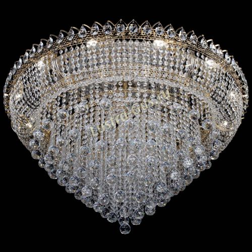 Люстра Кольцо Пирамида Шар 40 большая в Симферополе Гусь Хрустальный