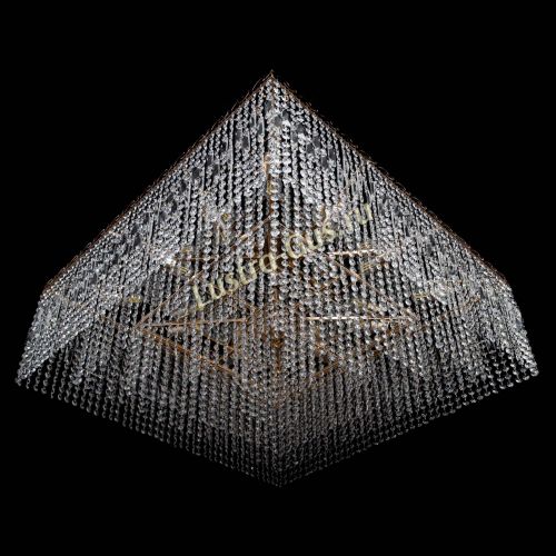 Люстра Квадрат 800 мм в Симферополе Гусь Хрустальный