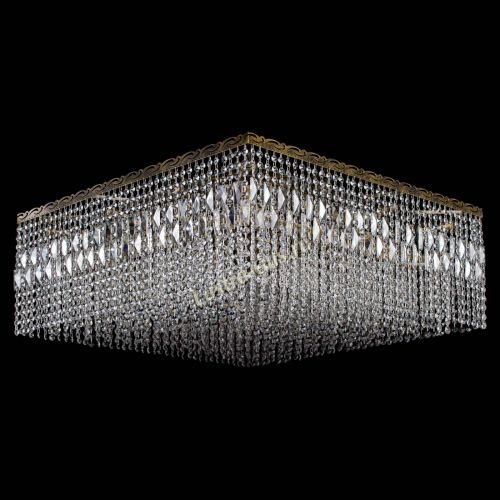 Люстра Квадрат 800 мм под бронзу в Симферополе Гусь Хрустальный