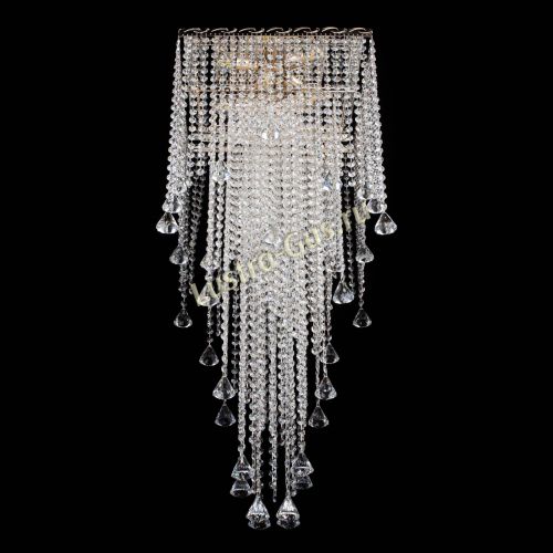 Люстра Квадрат Водопад с конусами в Симферополе Гусь Хрустальный