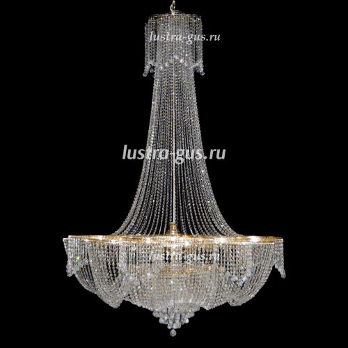 Люстра Лотос 36 ламп в Симферополе Гусь Хрустальный