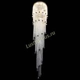 Люстра Милан каскад шар черный в Симферополе