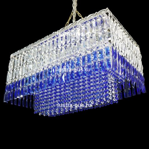 Люстра Капель Прямоугольная Пластинка в Симферополе Гусь Хрустальный