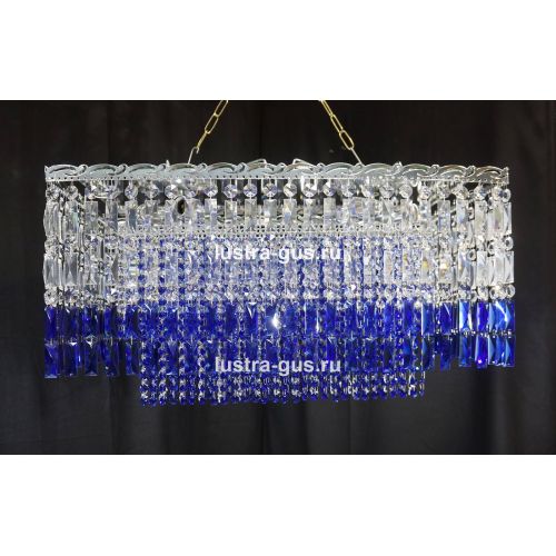 Люстра Капель Прямоугольная Пластинка в Симферополе Гусь Хрустальный