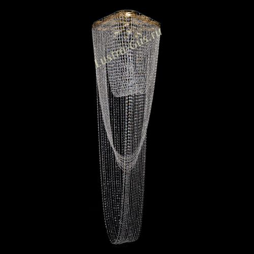 Люстра Прага каскад в Симферополе Гусь Хрустальный