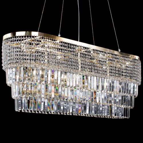 Люстра Прямоугольник Сигма №14 пластинка в Симферополе Гусь Хрустальный