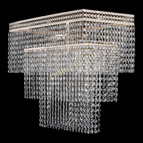 Люстра Прямоугольник Венеция №3 в Симферополе Гусь Хрустальный