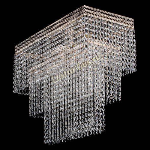 Люстра Прямоугольник Венеция №3 в Симферополе Гусь Хрустальный