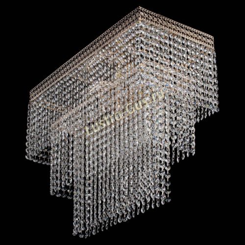 Люстра Прямоугольник Венеция №3 в Симферополе Гусь Хрустальный