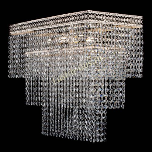 Люстра Прямоугольник Венеция №3 в Симферополе Гусь Хрустальный