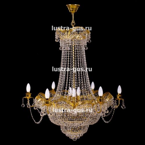 Люстра Султан золото № 18 в Симферополе Гусь Хрустальный