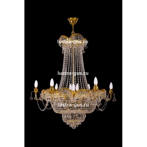 Люстра Султан золото № 18 в Симферополе Гусь Хрустальный