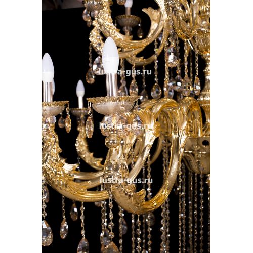 Люстра Венера золото № 30 в Симферополе Гусь Хрустальный