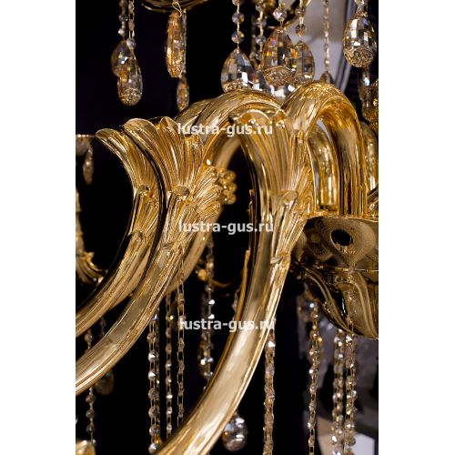 Люстра Венера золото № 30 в Симферополе Гусь Хрустальный