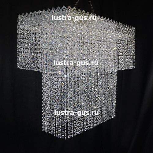 Люстра Сластёна Прямоугольная в Симферополе Гусь Хрустальный