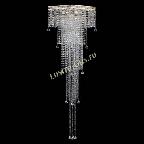 Люстра Венеция Квадрат пирамида с конусами в Симферополе Гусь Хрустальный