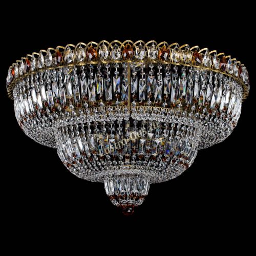 Люстра Водопад Обтикон №15 под бронзу чайная в Симферополе Гусь Хрустальный