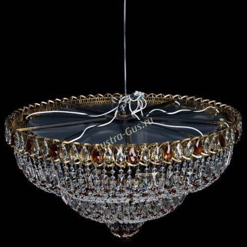 Люстра Водопад Обтикон №15 под бронзу чайная в Симферополе Гусь Хрустальный