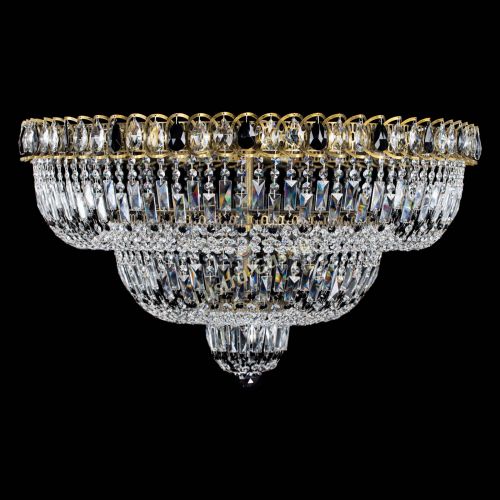 Люстра Водопад Обтикон №15 под бронзу черная в Симферополе Гусь Хрустальный