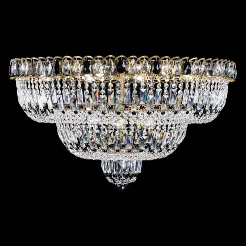 Люстра Водопад Обтикон №15 под бронзу черная в Симферополе Гусь Хрустальный