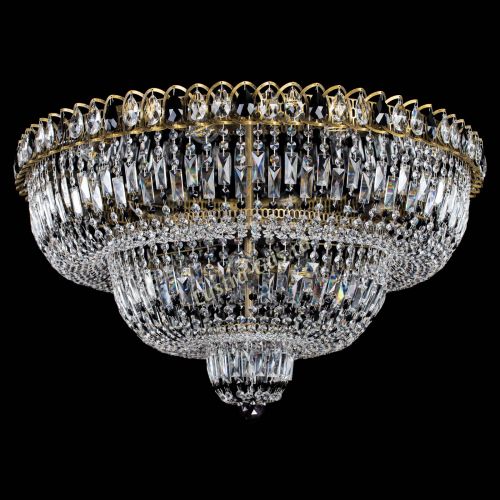 Люстра Водопад Обтикон №15 под бронзу черная в Симферополе Гусь Хрустальный